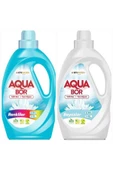 AQUABOR DOĞAL MİNERALLİ SIVI ÇAMAŞIR DETERJANI RENKLİLER VE BEYAZLAR İÇİN 2 ADET 66 YIKAMA thumbnail 1