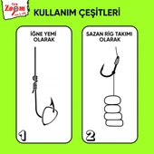 Yüzen Silikon Mısır Yem - Yüzen Sazan Mısırı - Midi - 10 Adet - Bal Kokulu thumbnail 2