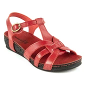 Muya Arizona Anatomik Kadın Sandalet Kırmızı thumbnail 1