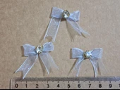 Pratikbox Mini Fiyonk / Altın Tek Taşlı / Tül 1cm'lik / Hediyelik / Süsleme / Mavi Renk / 50 Adet thumbnail 5