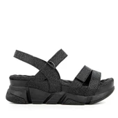 Muya Olimba 34201 Kadın Memory Foam Sandalet Siyah thumbnail 2