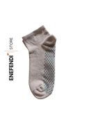 4 Çift Kaydırmaz Unisex Yoga, Pilates, Tavaf Çorabı | Spor Patik Çorap Beyaz|Gri |Siyah |Bej 36-40 thumbnail 5