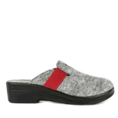 Muya Penny 32924 Anatomik Keçe Kadın Terlik Gri thumbnail 3