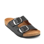 Hush Puppies Chioma 625210 Hakiki Deri Kadın Terlik Siyah thumbnail 1