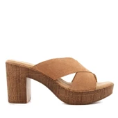 Hush Puppies Bala 624239 Hakiki Deri Kadın Terlik Sand thumbnail 2