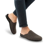 Muya Arven 31804 Anatomik Erkek Keçe Terlik Kahve thumbnail 2