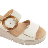 Hush Puppies Pigem 625207 Hakiki Deri Kadın Terlik Krem thumbnail 3