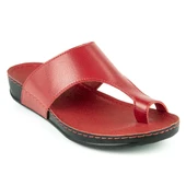 Muya Ara Anatomik Parmak Arası Kadın Terlik Kırmızı thumbnail 1