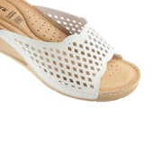 Muya Brosa 35209 Anatomik Kadın Terlik Beyaz thumbnail 3