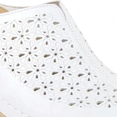 Muya Ella 31137 Anatomik Kadın Terlik Beyaz thumbnail 4