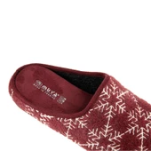 Muya Bilis 36912 Anatomik Keçe Kadın Terlik Bordo thumbnail 3