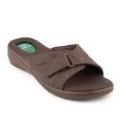 Muya ValdesTopuk Dikeni-Kemik Çıkıntısı Kadın Terlik Koyu Kahve thumbnail 2