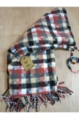 Omuz Şalı Atkı , Kare Desenli , Renkli , Yumuşak, Kışlık , Sıcak 80 X 160 thumbnail 3