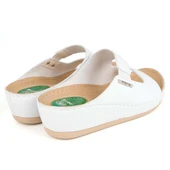 Muya Panna Anatomik Topuk Dikeni Kadın Terlik Beyaz thumbnail 4