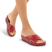 Muya Active Anatomik Topuk Dikeni Kadın Terlik Kırmızı thumbnail 2