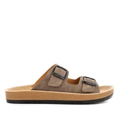 Muya Yuna 31032 Anatomik Taban Kadın Terlik Vizon thumbnail 1