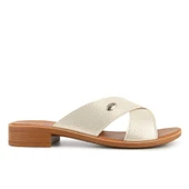 Muya Costa 35004 Kadın Abiye Terlik Altın thumbnail 2