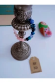 DOĞAL TAŞ BİLEKLİK, AKİK , STRESİ AZALTIR, NEGATİF ENERJİYİ GİDERİR NAZARA KARŞI KORUR PEMBE MAVİ thumbnail 5