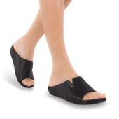 Muya Mena Anatomik Topuk Dikeni Kadın Terlik Siyah thumbnail 2