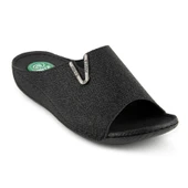 Muya Mena Anatomik Topuk Dikeni Kadın Terlik Full Siyah thumbnail 1