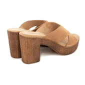 Hush Puppies Bala 624239 Hakiki Deri Kadın Terlik Sand thumbnail 4