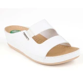 Muya Panna Anatomik Topuk Dikeni Kadın Terlik Beyaz thumbnail 1