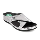 Muya Hazar Topuk Dikeni-Kemik Çıkıntısı Kadın Terlik Kurşun thumbnail 1