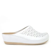 Muya Ella 31137 Anatomik Kadın Terlik Beyaz thumbnail 3