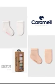 Caramel Pamuklu Kız Bebek 5'li Çorap 0-3 Ay CRML.COE2124 thumbnail 1