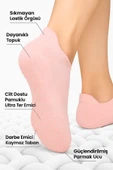 Kaydırmaz Tabanlı Unisex Pembe Yoga, Pilates Ve Tavaf Çorabı | Konforlu Spor Patik Çorap 36-40 thumbnail 1