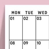 2026 Aylık Planlayıcı Duvar Takvimi, Minimal ve İşlevsel Tasarım, 33 x 48 cm, A4 thumbnail 4