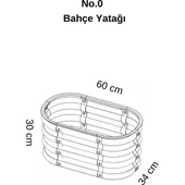 Modüler Yükseltilmiş Bahçe Yatağı Yükseltilmiş Sebze Yatağı Çiçeklik No:0 (60X34) Gri thumbnail 6