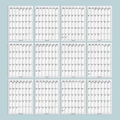 2026 Aylık Planlayıcı Duvar Takvimi, Minimal ve İşlevsel Tasarım, 33 x 48 cm, A4 thumbnail 3