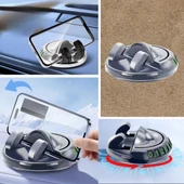 BUFFER® Numaratörlü Güçlü Yapışkanlı 360 Derece Dönebilen Su Geçirmez Araç İçi Telefon Tutucu Plastik Aparat thumbnail 3