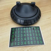 BUFFER® Numaratörlü Güçlü Yapışkanlı 360 Derece Dönebilen Su Geçirmez Araç İçi Telefon Tutucu Plastik Aparat thumbnail 2