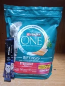 PURİNA ONE KISIRLAŞTIRILMIŞ SOMONLU KEDİ MAMA 800 GRAM 2 ADET+3 ADET ŞEKERSİZ KEDİ ÖDÜLÜ SOMONLU thumbnail 1