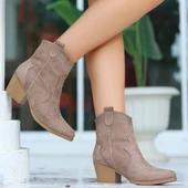 Akver Vizon Süet Topuklu Bot thumbnail 2