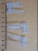 Pratikbox Mini Fiyonk / Tül 1cm'lik / Hediyelik / Süsleme / Mavi Renk / 50 Adet / thumbnail 4