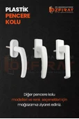 Pimapen PVC Pencere Kolu – Plastik – Beyaz – Model 3 – (2 Adet) thumbnail 5