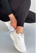 Yejja Beyaz Cilt Bağcıklı Spor Ayakkabı thumbnail 3