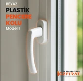 Pimapen PVC Pencere Kolu – Plastik – Beyaz – Model 1 – (3 Adet) thumbnail 5