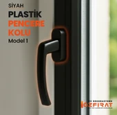 Pimapen PVC Pencere Kolu – Plastik – Siyah – Model 1 – (2 Adet) thumbnail 4