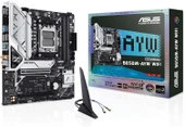 ASUS B650M-AYW WiFi AMD B650 Micro-ATX Anakart, DDR5, PCIe 5.0 M.2 Desteği, HDMI, Realtek 2.5Gb Ethernet, Wi-Fi 6, Arka USB 10Gbps Bağlantı Noktaları, Ön USB 5Gbps Tip-C, SATA 6 Gbps thumbnail 1