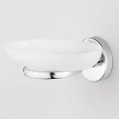 Vidalı Sabunluk Banyo Tuvalet Mutfak İçin Krom Duvar Tipi  Şık Metal Dayanıklı Tasarım Aksesuar thumbnail 5