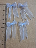 Pratikbox Mini Fiyonk / Tül 1cm'lik / Hediyelik / Süsleme / Mavi Renk / 50 Adet / thumbnail 2