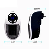 Powermaster PM-20327 500 Watt Priz Tipi Uzaktan Kumandalı Taşınabilir Isıtıcı (Zamanlayıcı - Otomatik Kapanma) thumbnail 4