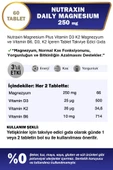 Nutraxin Magnesium Daily 60 Tablet 2 Adet thumbnail 3