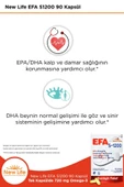 New Life Efa S-1200 Omega-3 90 Kapsül 2 Adet thumbnail 4