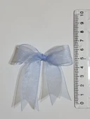 Pratikbox Fiyonk / Tül 2cm'lik / Hediyelik / Süsleme / MAVİ Renk / 50 Adet thumbnail 2