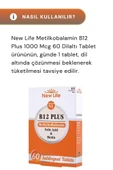 New Life B12 Plus 60 Tablet 5 Adet thumbnail 4